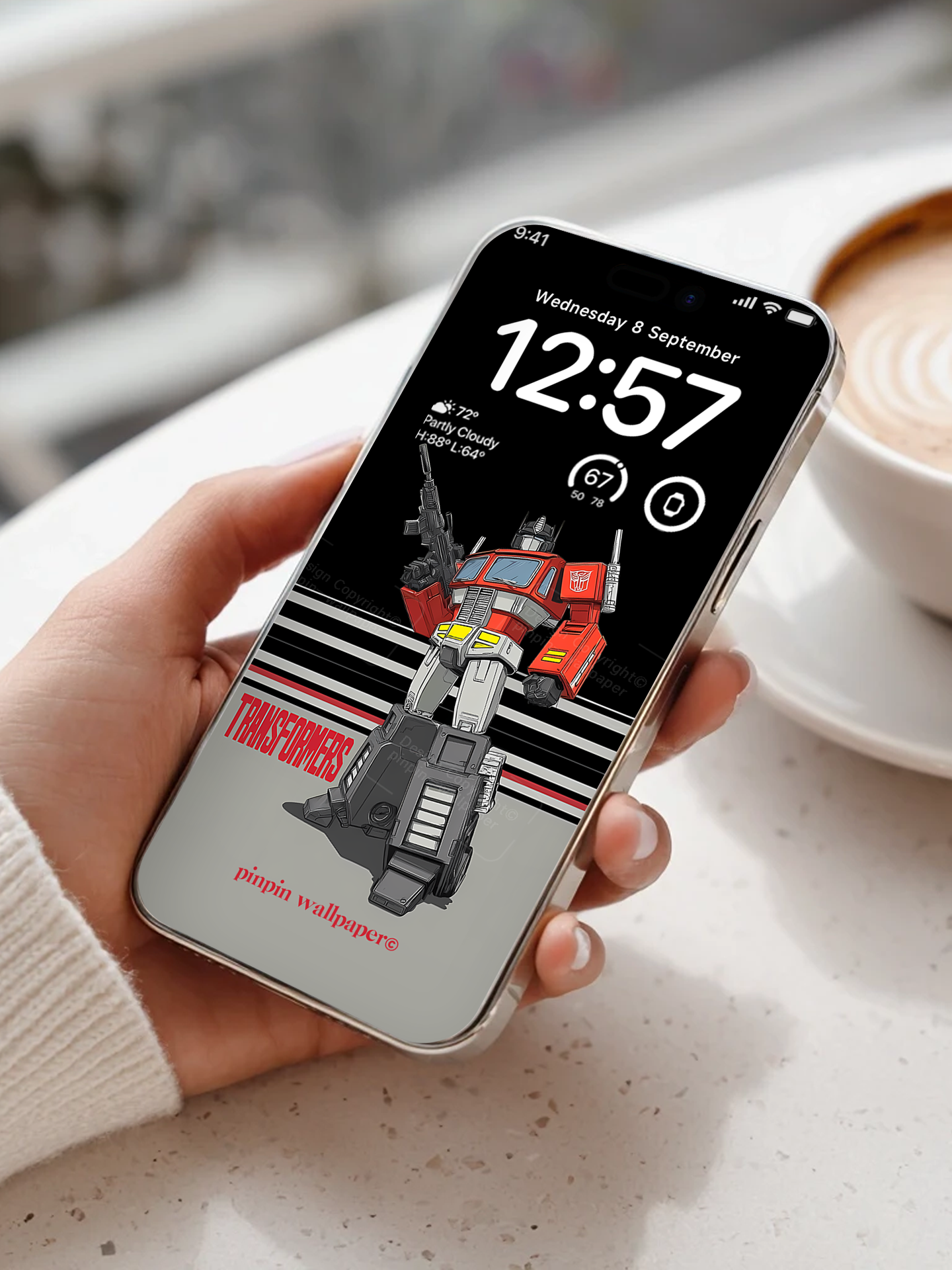 4K HD Phone Wallpaper Background NO.5997-Exquisite Illustration Style Transformers Wallpapers for iPhone and Android