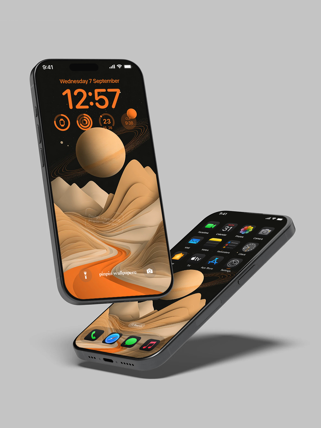 4K HD 壁紙の背景 - iPhone および Android 向け Black Universe Series20