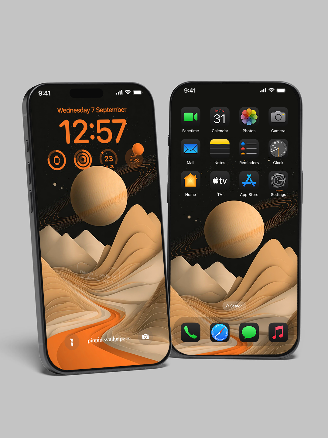 4K HD 壁紙の背景 - iPhone および Android 向け Black Universe Series20