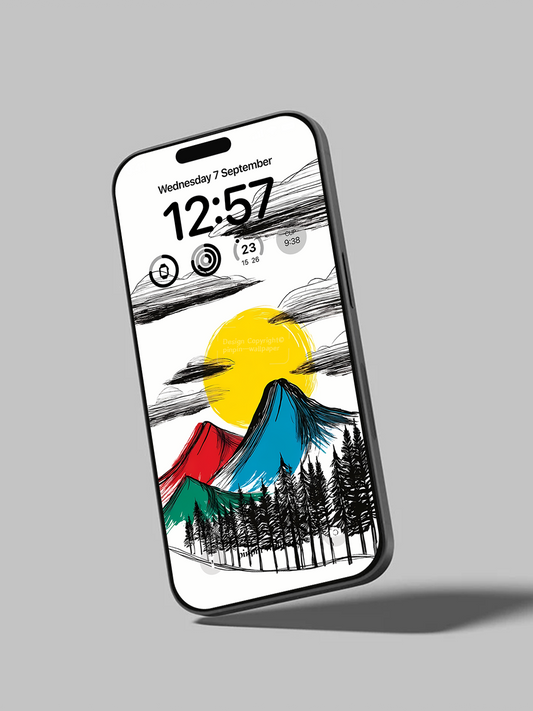 4K HD 壁紙の背景 - iPhone および Android 向け Black Universe Series20