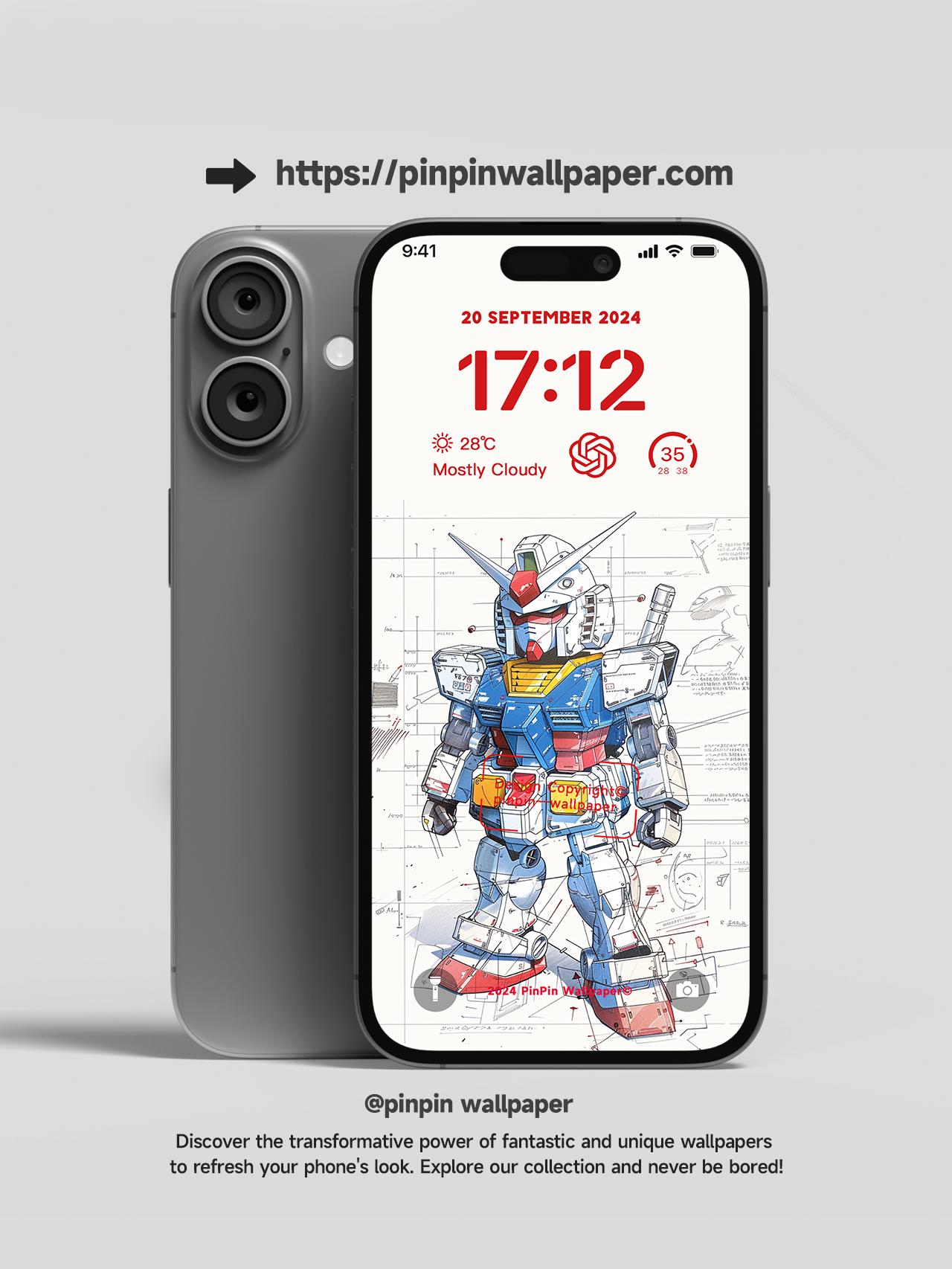 4K HD Phone Wallpaper Background -Gundam RX-78 Classic Anime Wallpapers 7106 for iPhone and Android