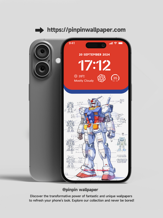 4K HD Phone Wallpaper Background -Gundam RX-78 Classic Anime Wallpapers 7107 for iPhone and Android