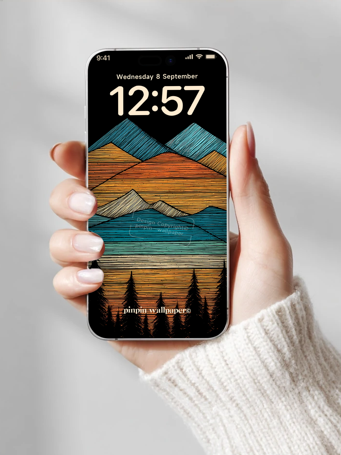4K HD Phone Wallpaper Background - NO.5998 Minimalist Gradient Style wallpapers for iPhone and Android