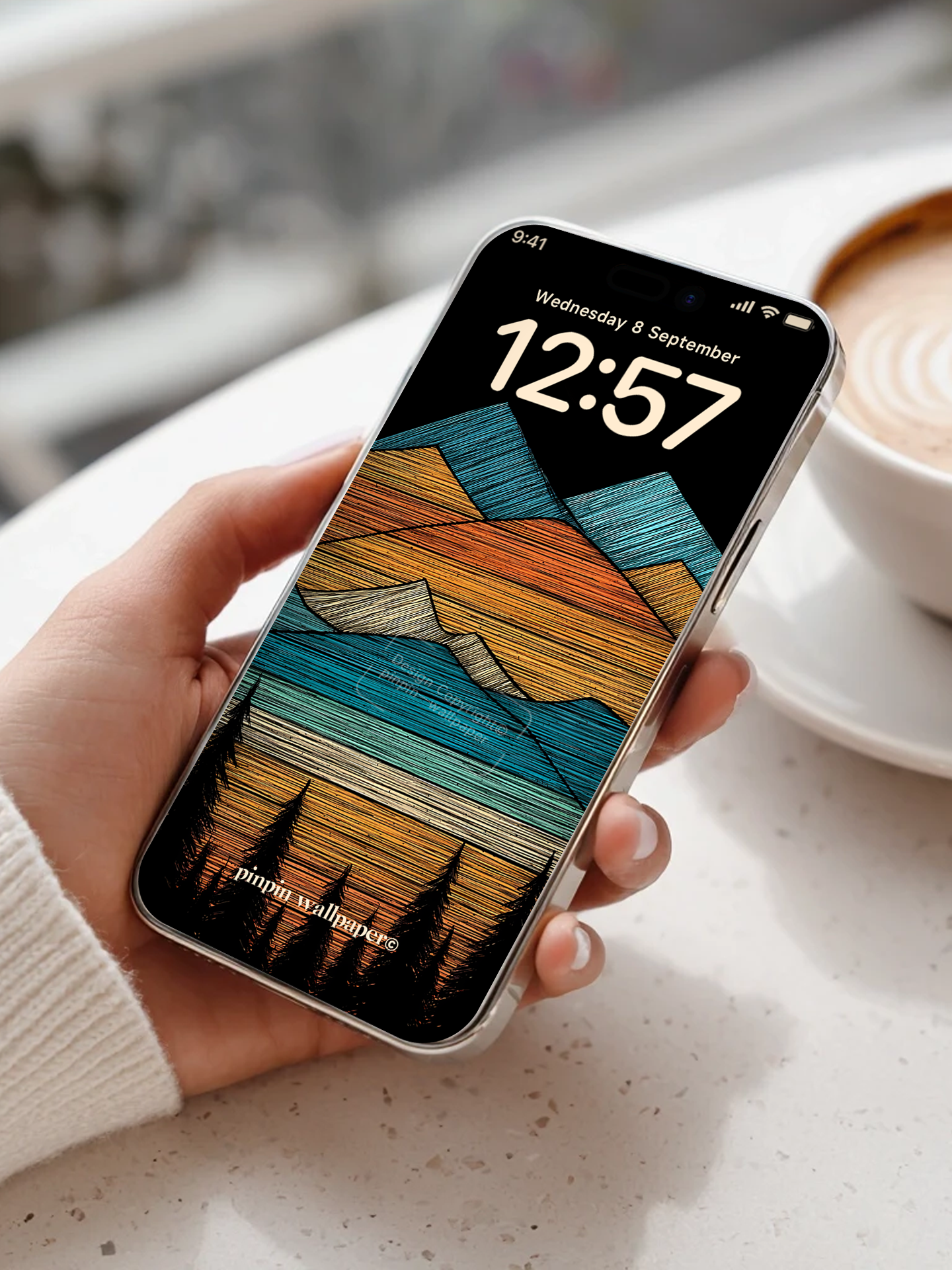 4K HD Phone Wallpaper Background - NO.5998 Minimalist Gradient Style wallpapers for iPhone and Android