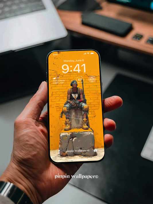 4K HD Phone Wallpaper Background -  Man Character Illustration  wallpapers for iPhone and Android