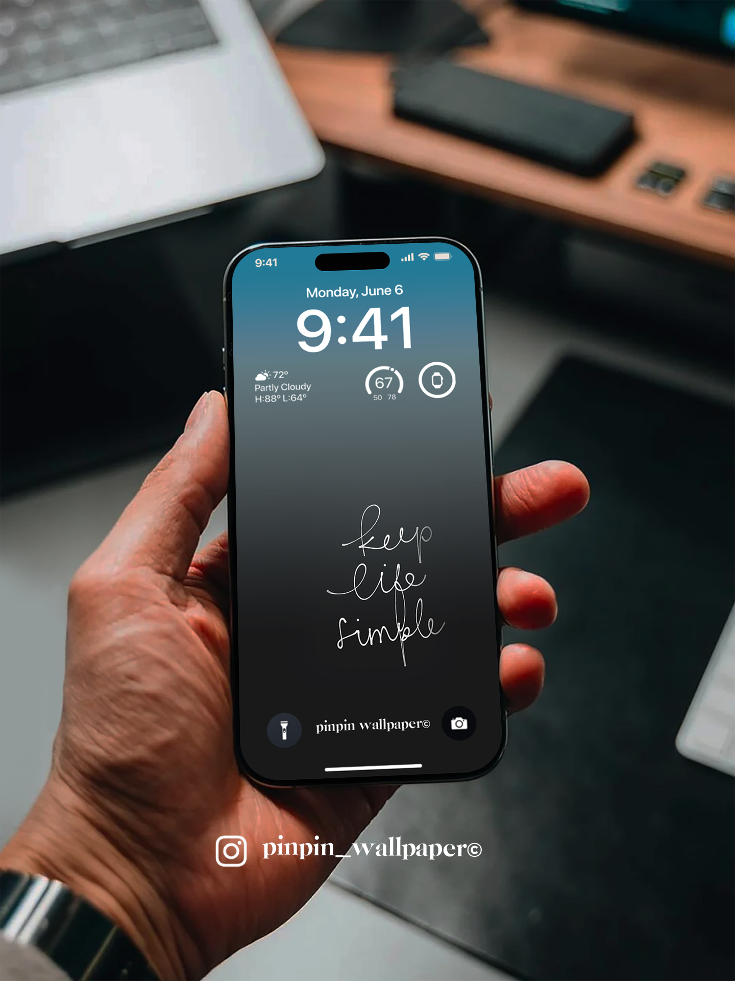 4K HD Wallpaper Background - Minimalist style No.0809 for iPhone and Android 6PACK