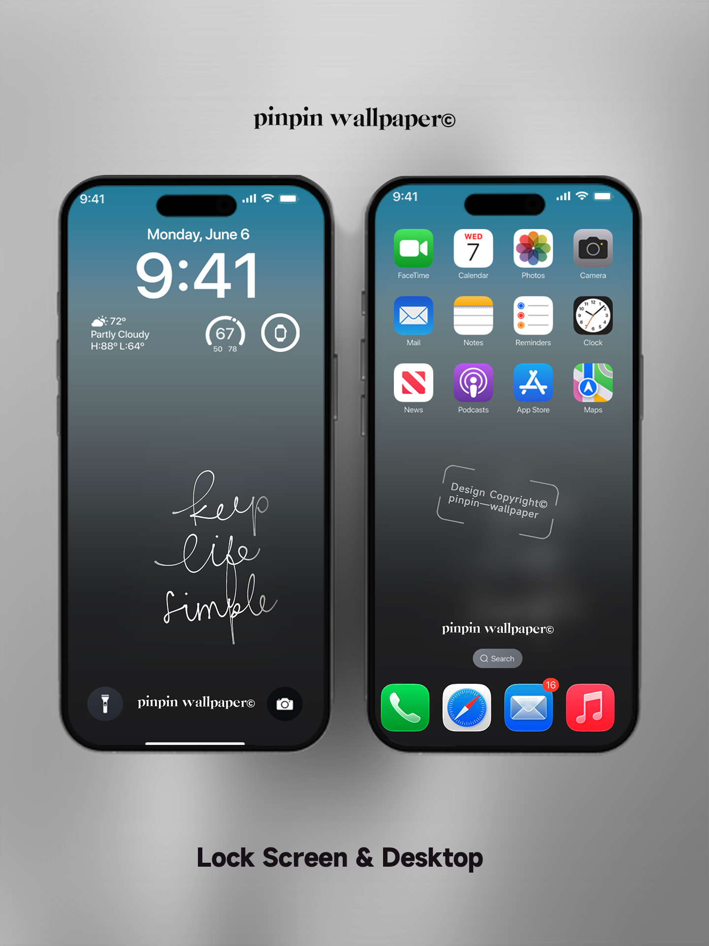 4K HD Phone Wallpaper Background -  NO.5811 Minimalist Gradient Style  wallpapers for iPhone and Android