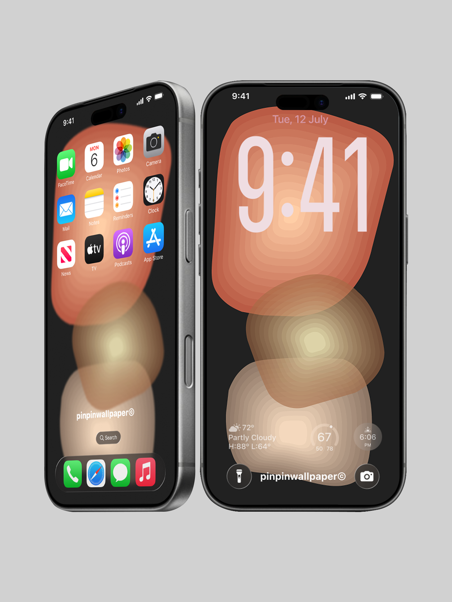 4K HD Phone Wallpaper Background -  NO.5948 Minimalist Gradient Style  wallpapers for iPhone and Android