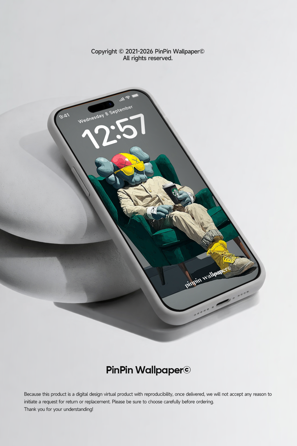 4K HD Phone Wallpaper Background - NO.6037 Minimalist Gradient Style wallpapers for iPhone and Android