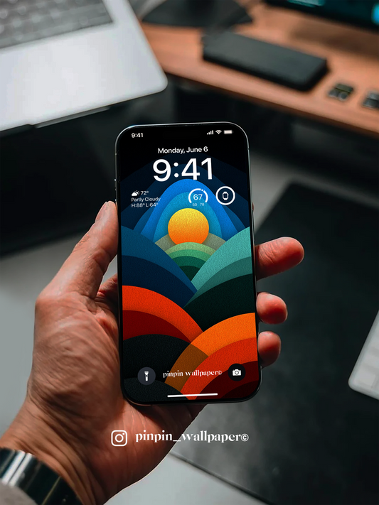 4K HD Phone Wallpaper Background -  NO.5816 Minimalist Gradient Style  wallpapers for iPhone and Android