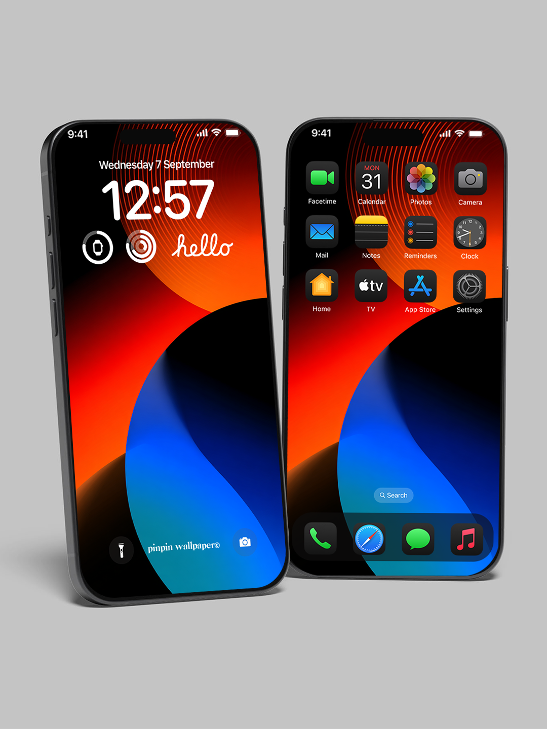 4K HD 壁紙の背景 - iPhone および Android 向け Black Universe Series20