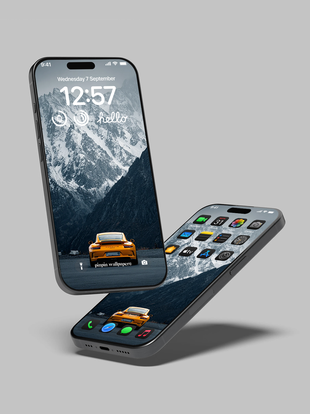 4K HD 壁紙の背景 - iPhone および Android 向け Black Universe Series20