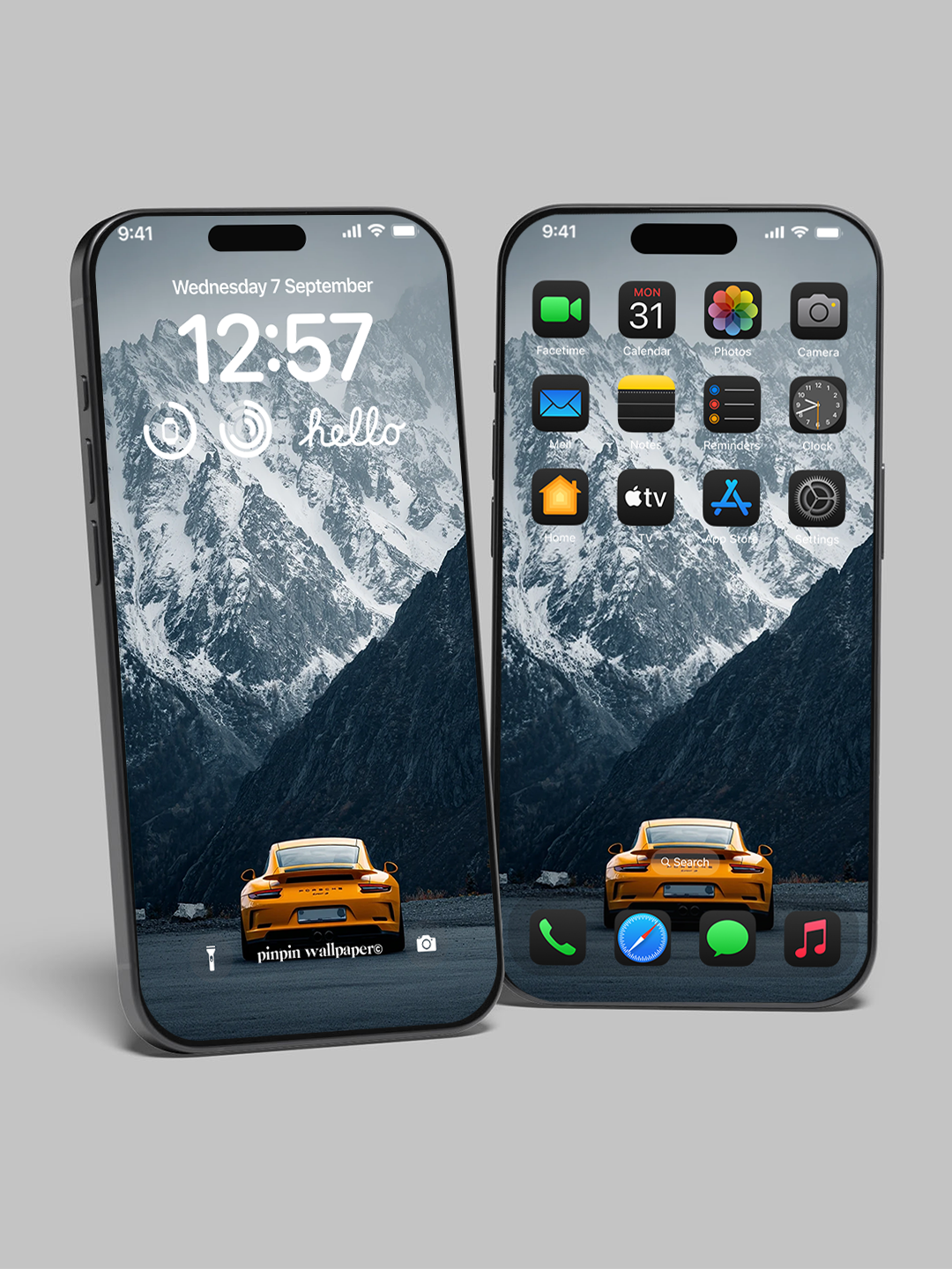 4K HD 壁紙の背景 - iPhone および Android 向け Black Universe Series20