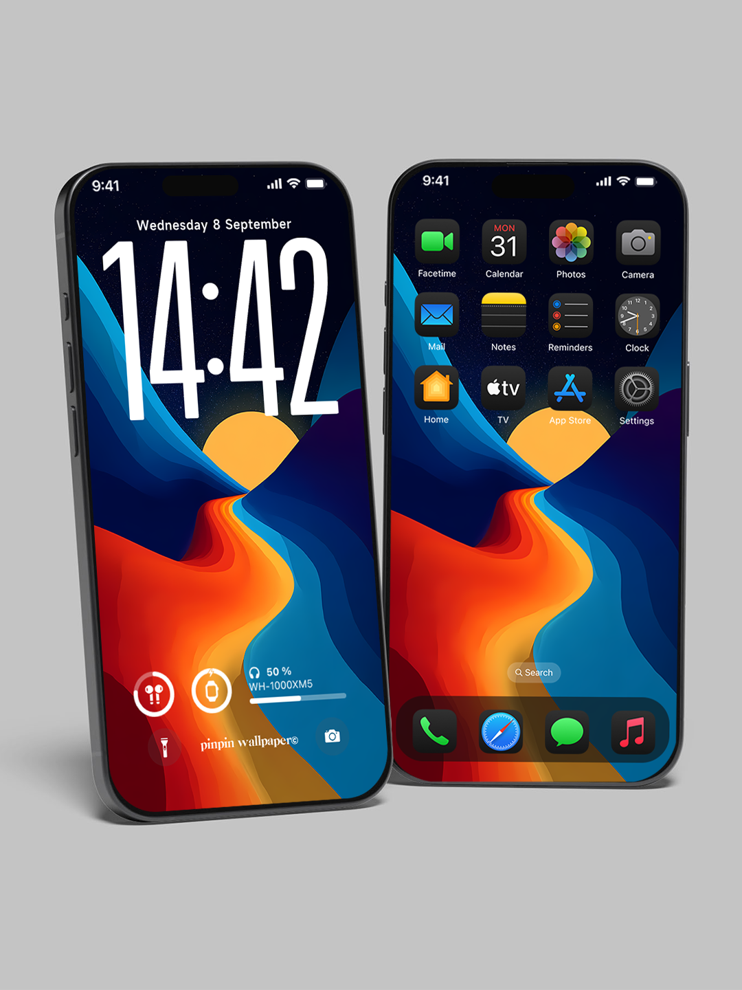 4K HD Phone Wallpaper Background - NO.6142 Minimalist Gradient Style wallpapers for iPhone and Android