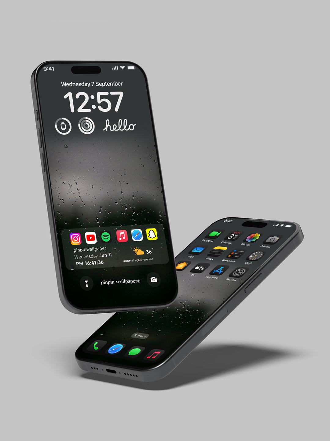 4K HD 壁紙の背景 - iPhone および Android 向け Black Universe Series20