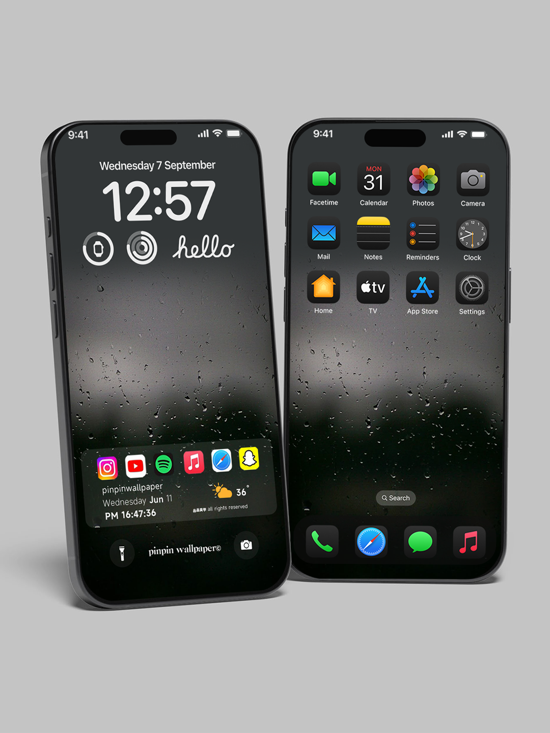 4K HD 壁紙の背景 - iPhone および Android 向け Black Universe Series20