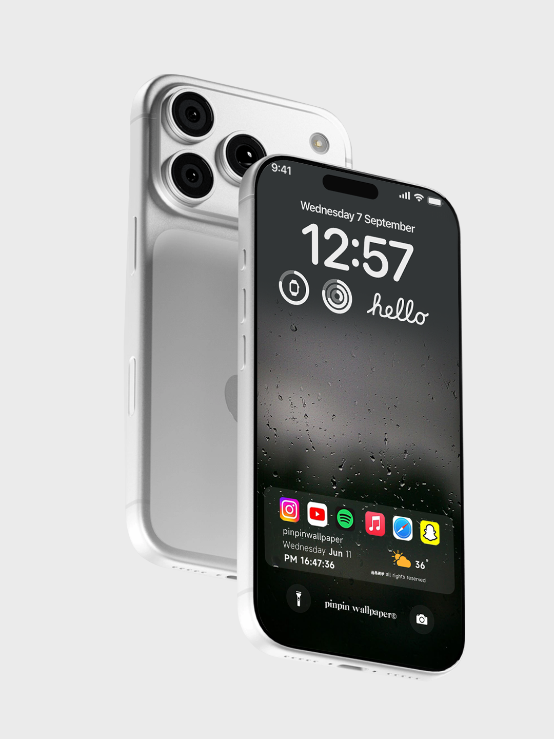 4K HD 壁紙の背景 - iPhone および Android 向け Black Universe Series20