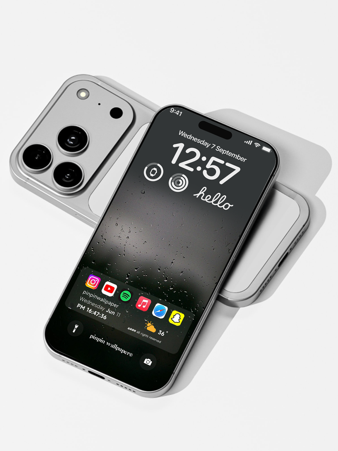 4K HD 壁紙の背景 - iPhone および Android 向け Black Universe Series20