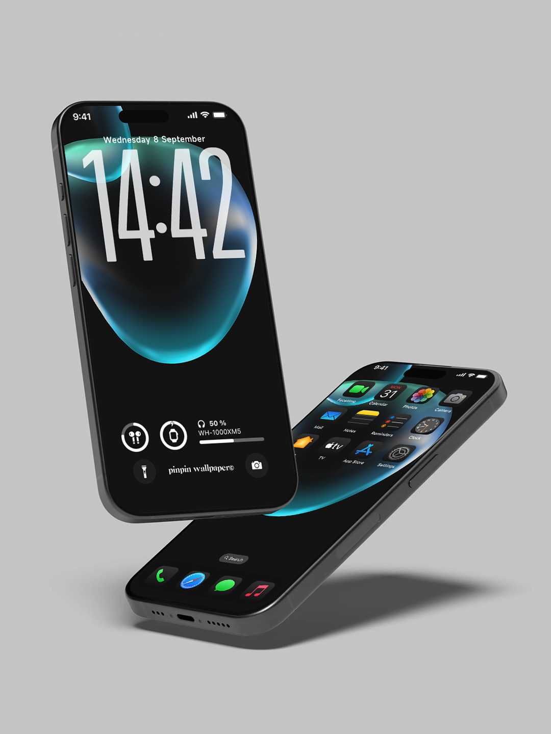 4K HD 壁紙の背景 - iPhone および Android 向け Black Universe Series20