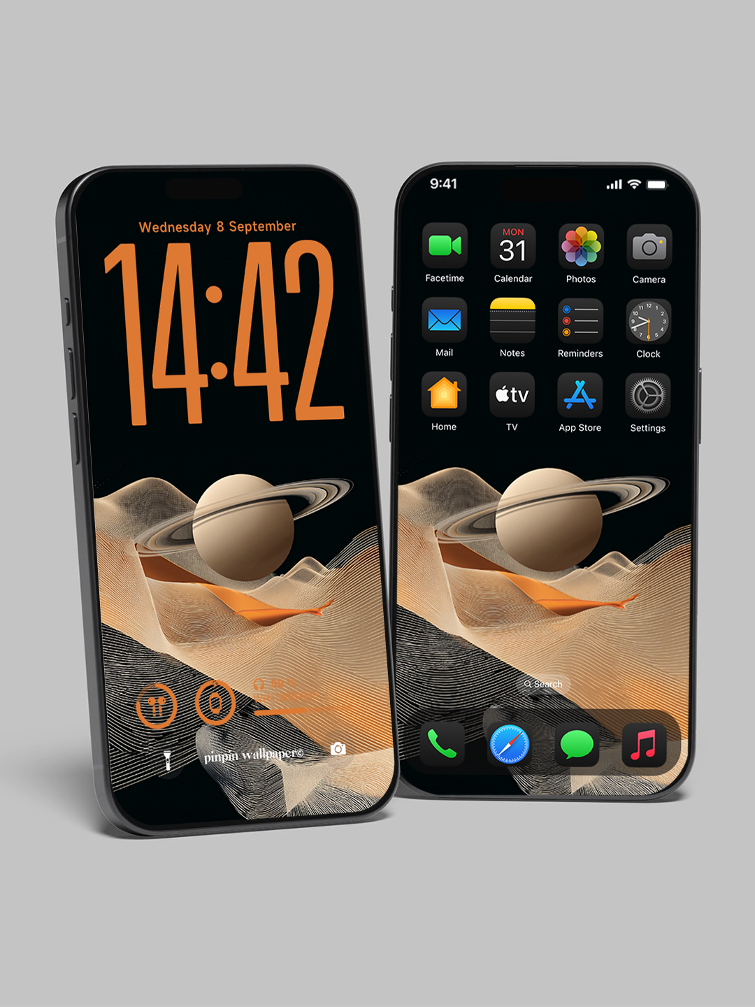 4K HD 壁紙の背景 - iPhone および Android 向け Black Universe Series20