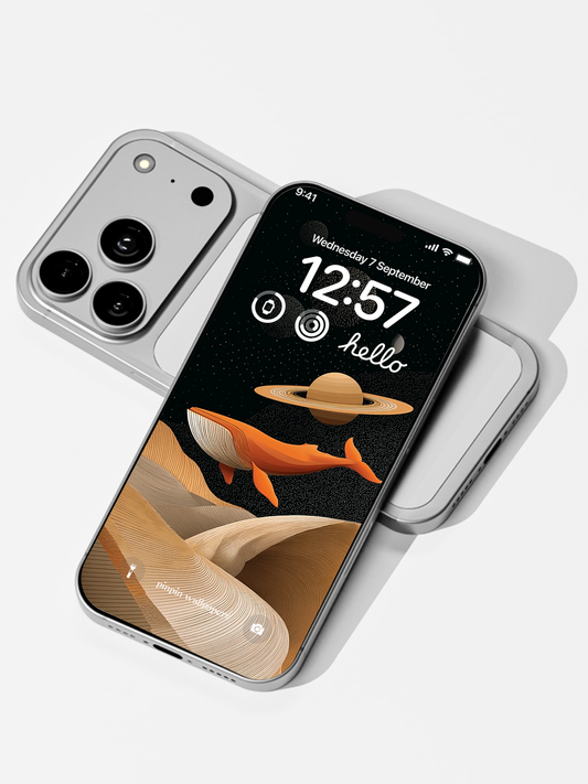 4K HD 壁紙の背景 - iPhone および Android 向け Black Universe Series20