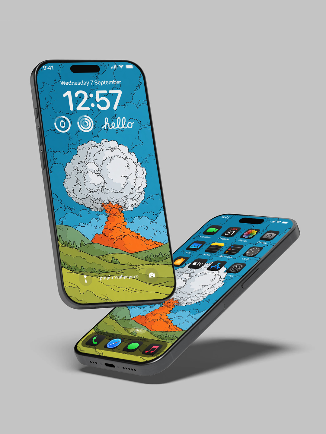 4K HD 壁紙の背景 - iPhone および Android 向け Black Universe Series20