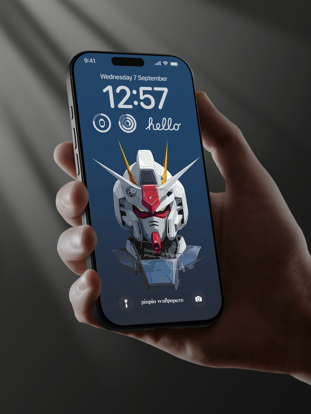 4K HD Phone Wallpaper Background - NO.6160 Minimalist Gradient Style Graffiti Gundam  wallpapers for iPhone and Android