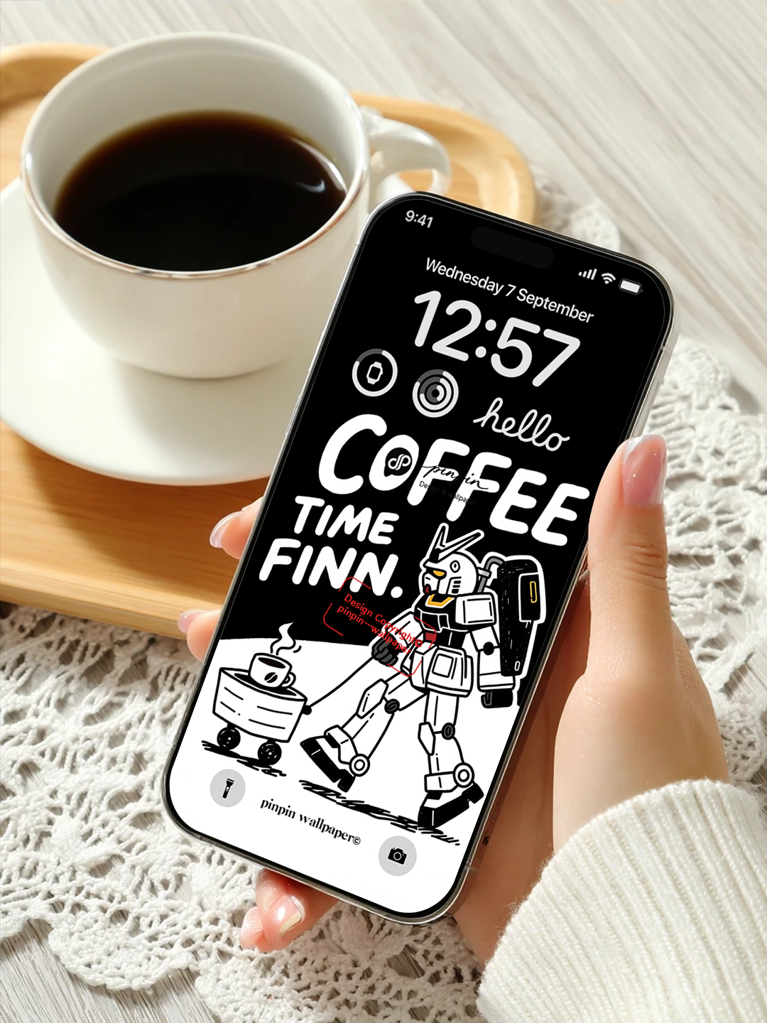 4K HD Phone Wallpaper Background - NO.6157 Minimalist Gradient Style Graffiti Gundam  wallpapers for iPhone and Android