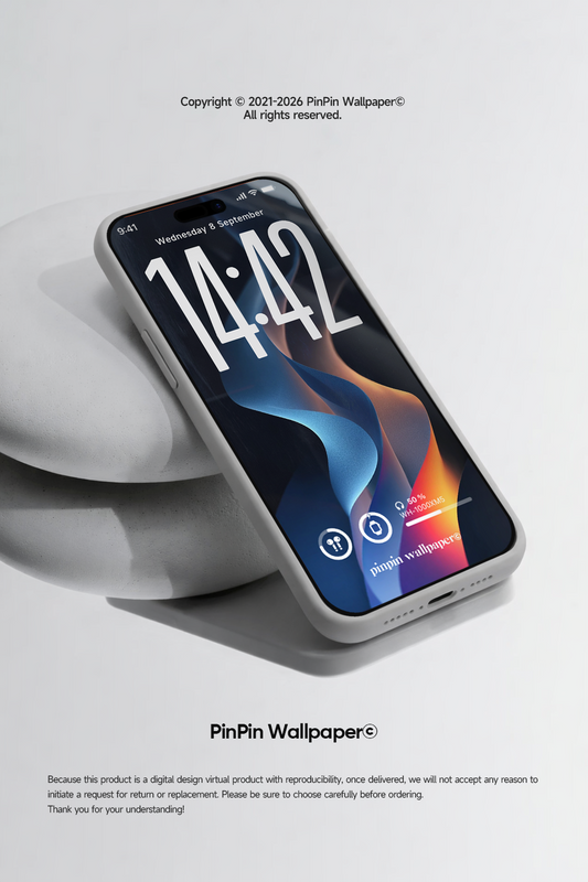 4K HD Phone Wallpaper Background - NO.6041 Minimalist Gradient Style wallpapers for iPhone and Android