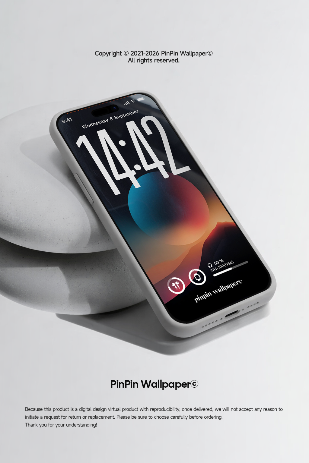 4K HD Phone Wallpaper Background - NO.6042 Minimalist Gradient Style wallpapers for iPhone and Android