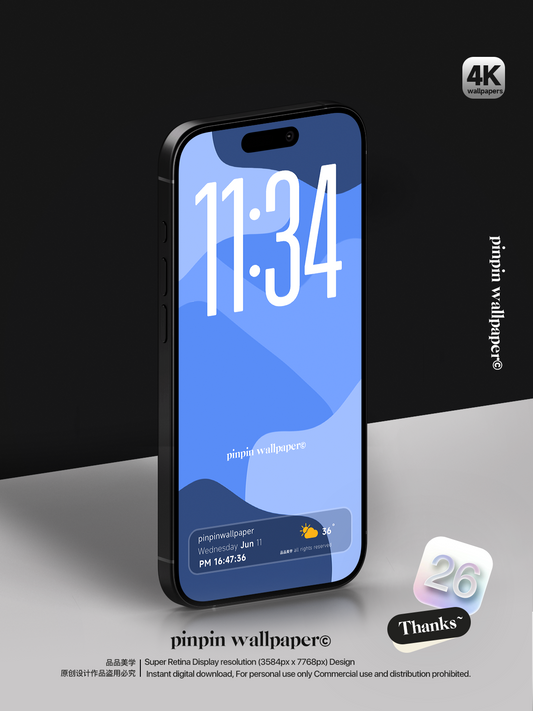 4K HD Phone Wallpaper Background -  Minimalist Gradient Style  wallpapers for iPhone and Android