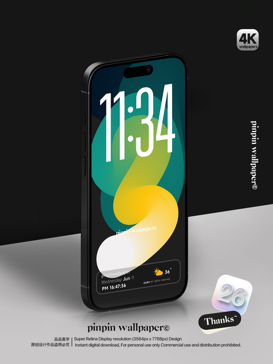 4K HD Phone Wallpaper Background -  Minimalist Gradient Style  wallpapers for iPhone and Android