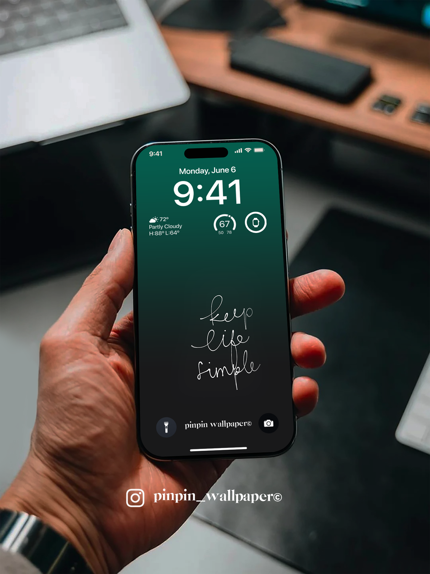4K HD Wallpaper Background - Minimalist style No.0809 for iPhone and Android 6PACK