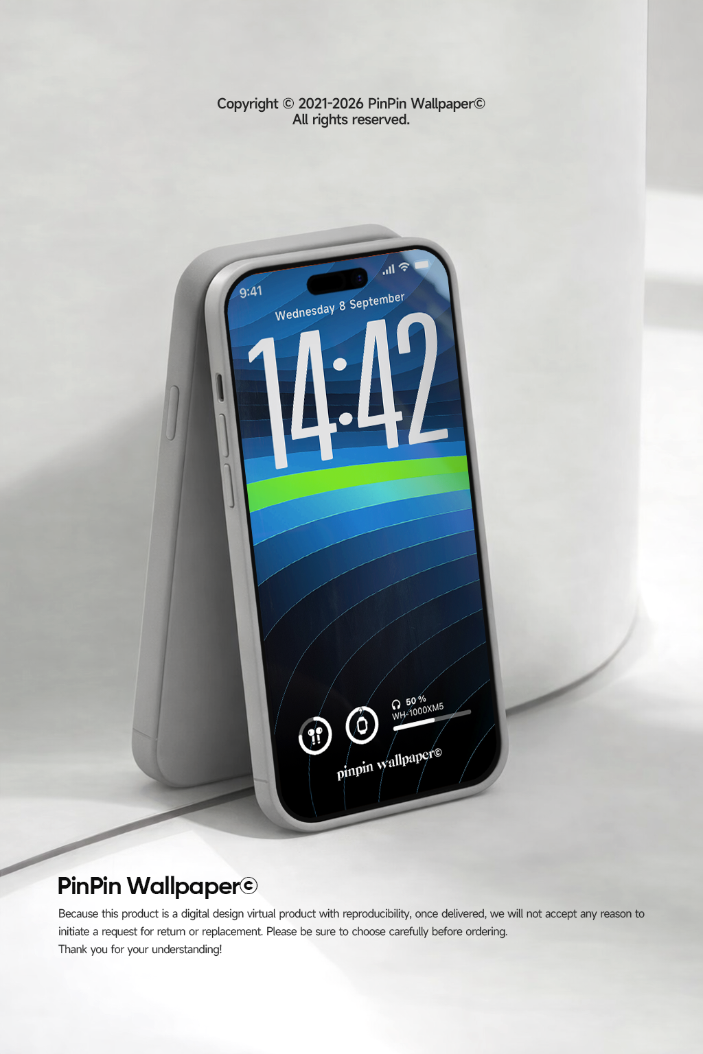 4K HD Phone Wallpaper Background - NO.6048 Minimalist Gradient Style wallpapers for iPhone and Android