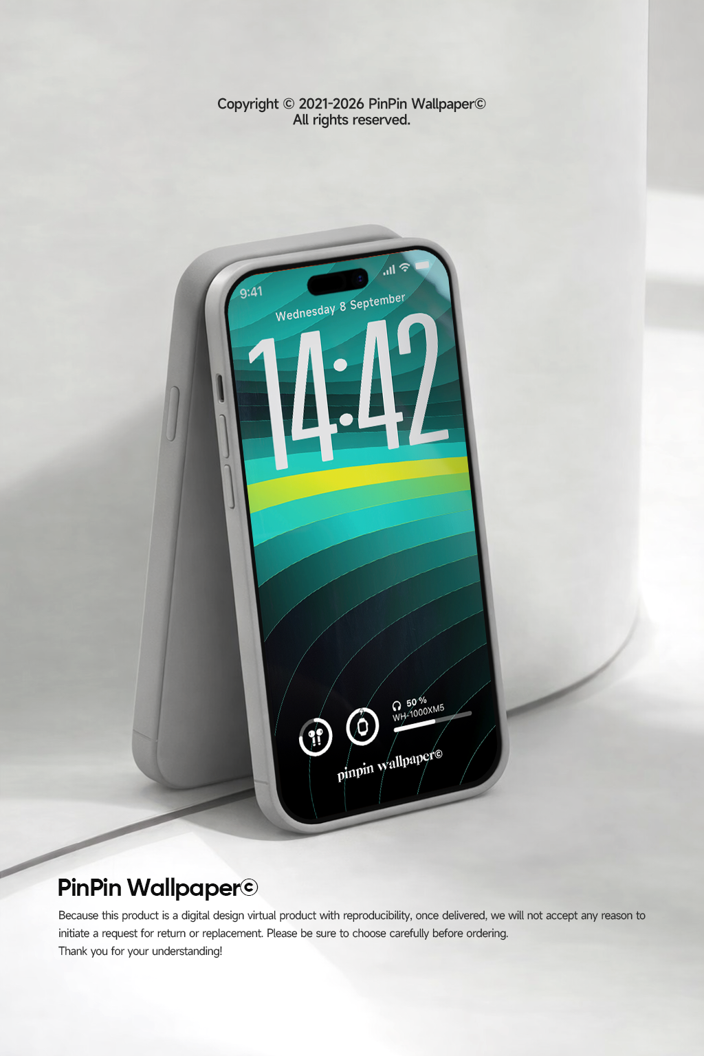 4K HD Phone Wallpaper Background - NO.6047 Minimalist Gradient Style wallpapers for iPhone and Android