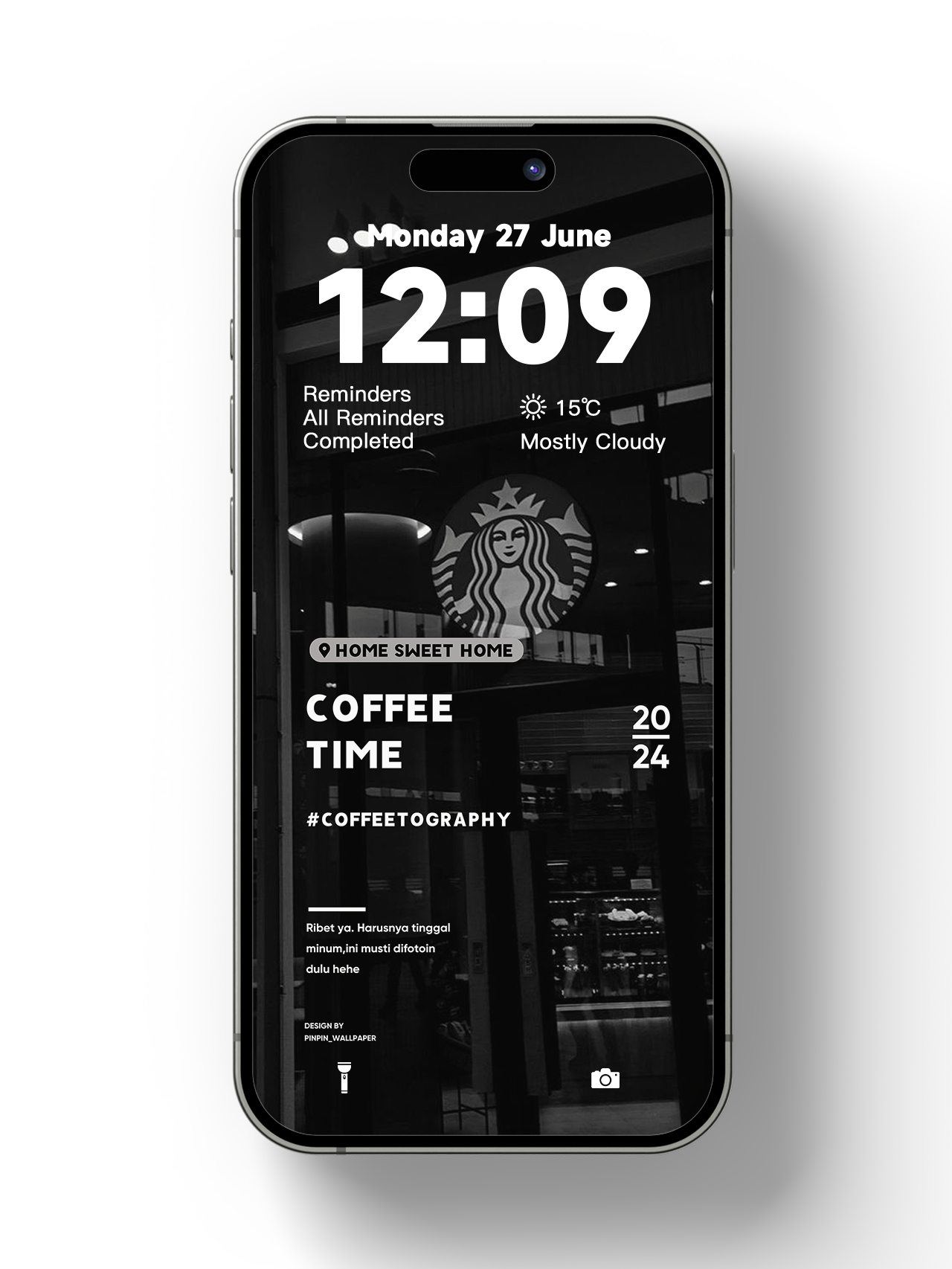 4K HD Wallpaper Background - Coffee time for iPhone and Android