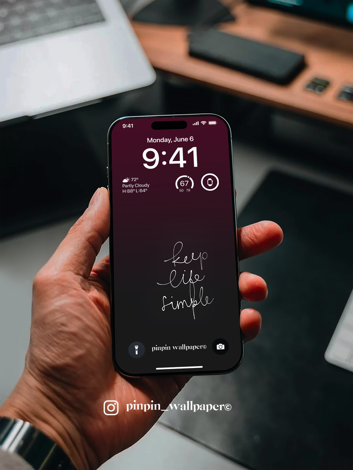 4K HD Wallpaper Background - Minimalist style No.0809 for iPhone and Android 6PACK