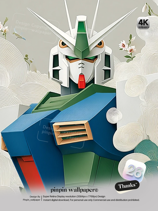 4K HD Phone Wallpaper Background -Gundam RX-78 Classic Anime Wallpapers for iPhone and Android