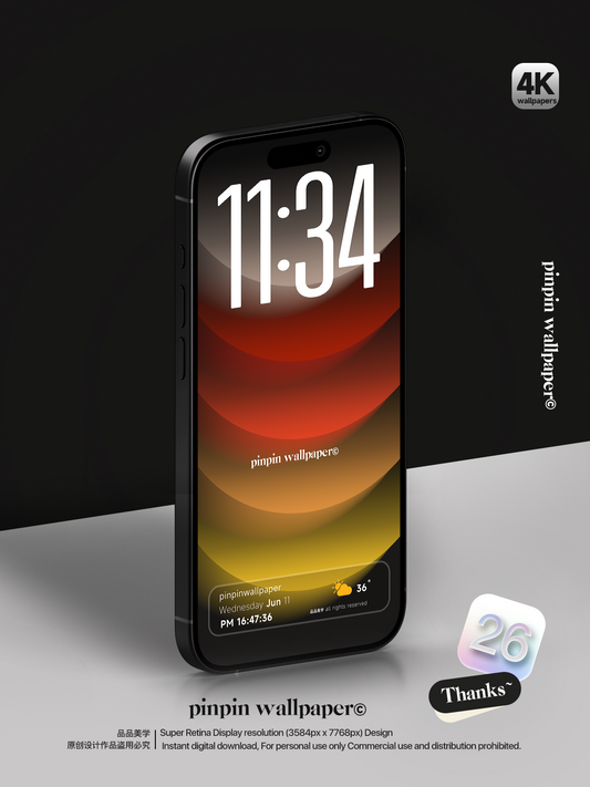 4K HD Phone Wallpaper Background -  Minimalist Gradient Style  wallpapers for iPhone and Android