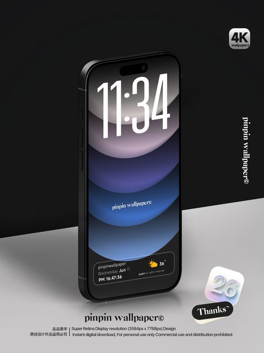 4K HD Phone Wallpaper Background -  Minimalist Gradient Style  wallpapers for iPhone and Android