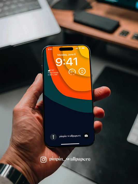 4K HD Phone Wallpaper Background -  NO.5835 Minimalist Gradient Style  wallpapers for iPhone and Android