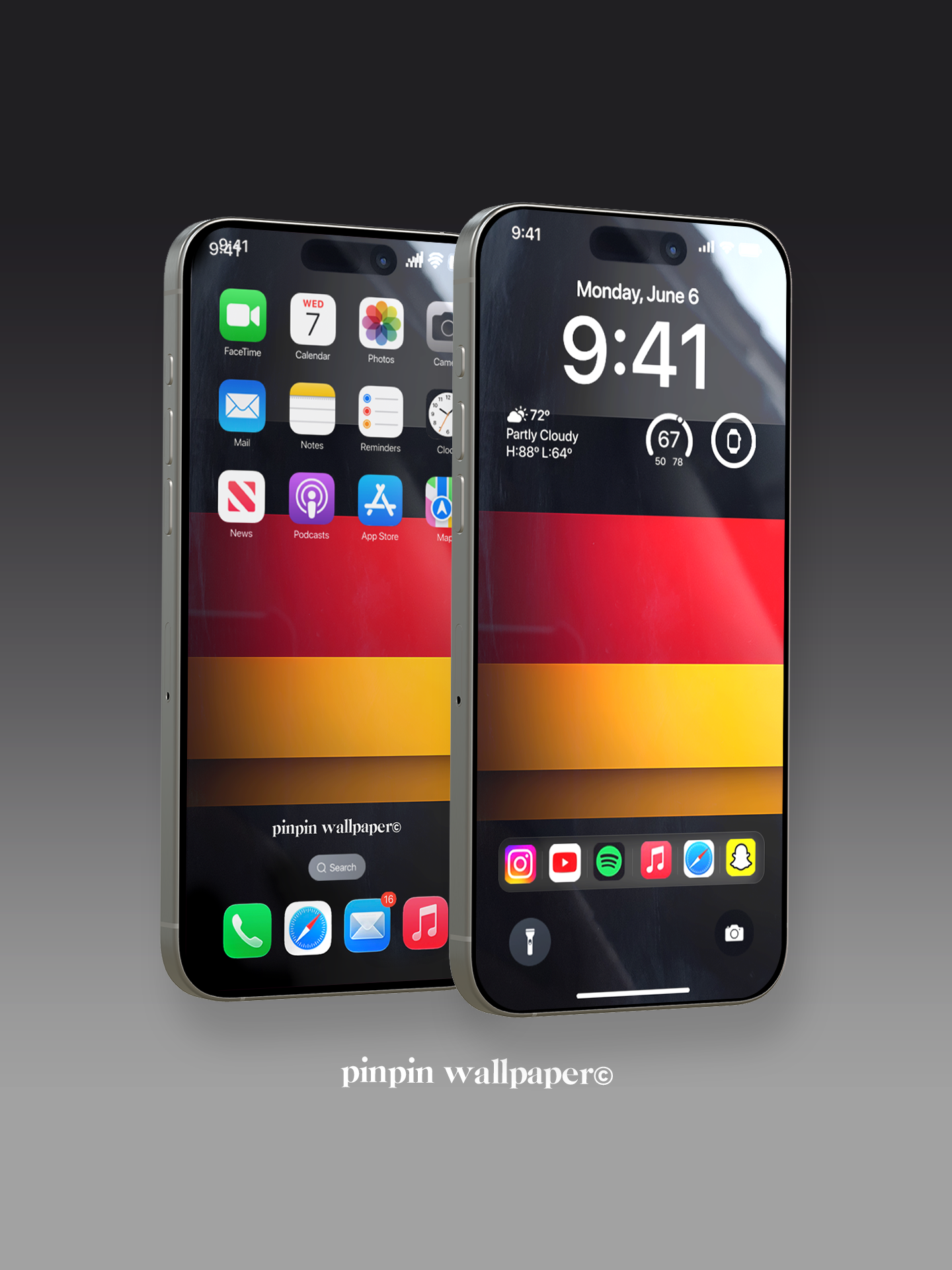 4K HD Phone Wallpaper Background -  NO.5957 Minimalist Gradient Style  wallpapers for iPhone and Android