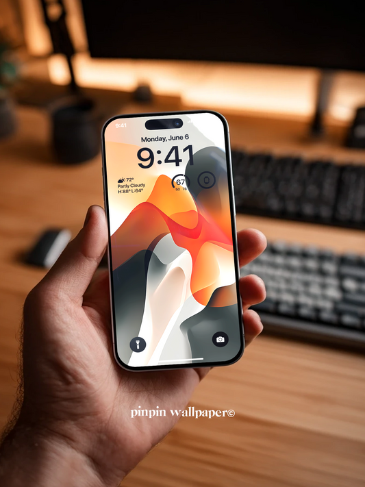 4K HD Phone Wallpaper Background -  NO.5958 Minimalist Gradient Style  wallpapers for iPhone and Android