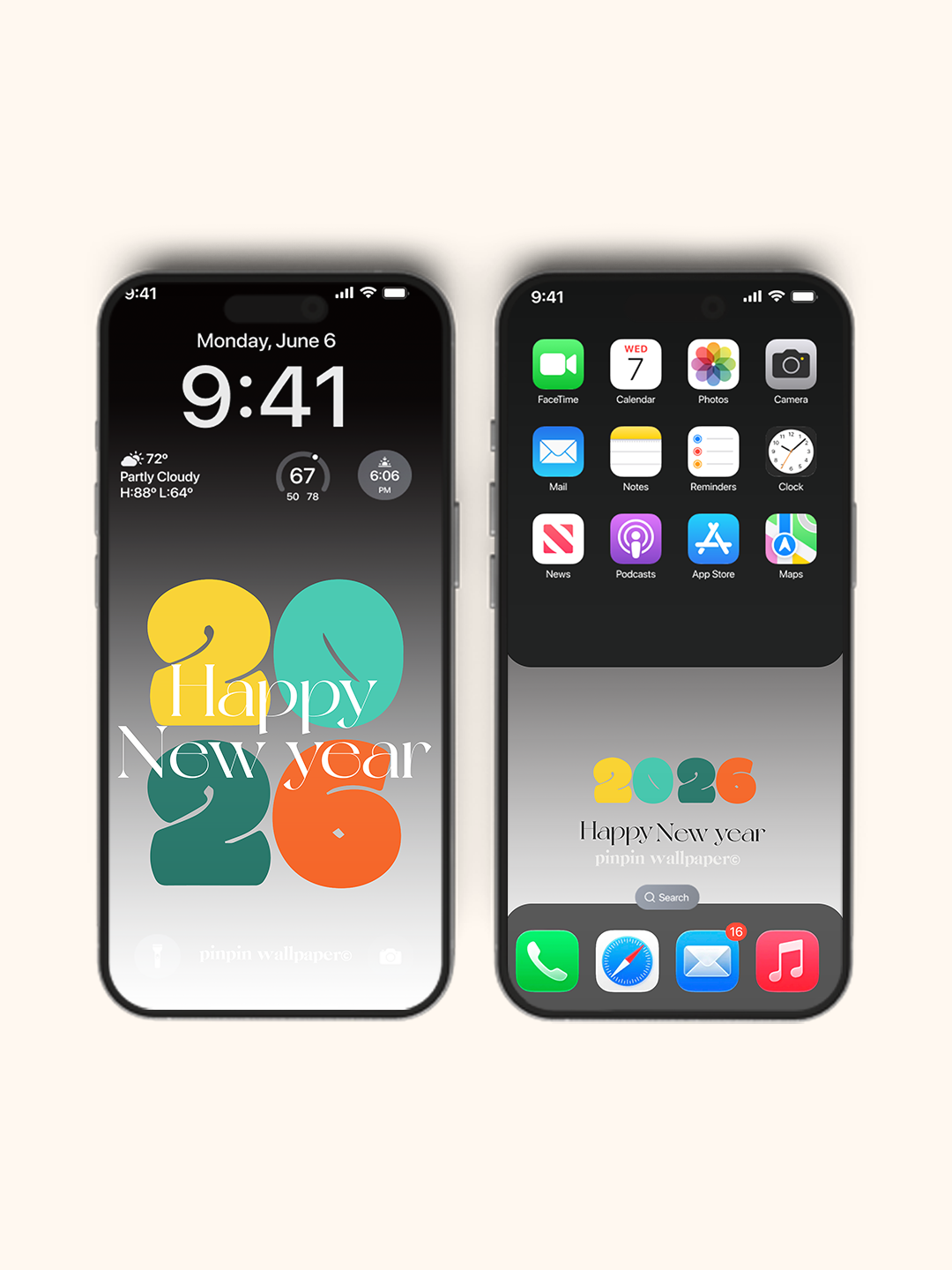 4K HD Phone Wallpaper Background - NO.6046 Minimalist Gradient Style wallpapers for iPhone and Android