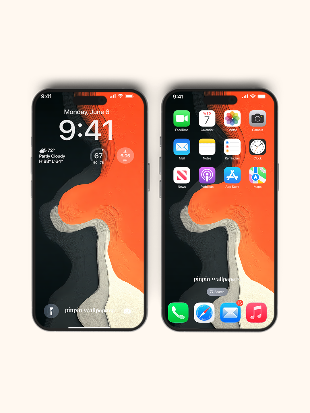 4K HD Phone Wallpaper Background - NO.6044 Minimalist Gradient Style wallpapers for iPhone and Android