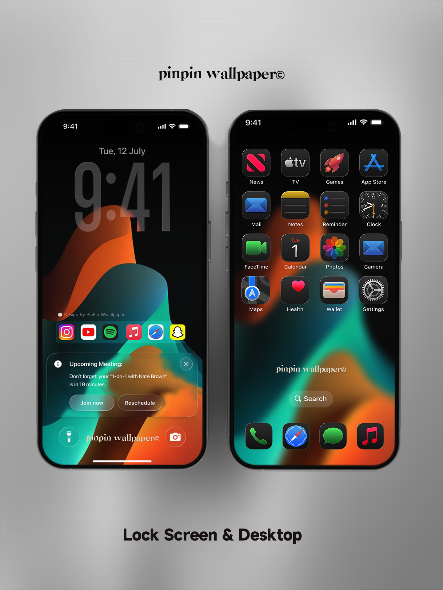 4K HD Phone Wallpaper Background -  NO.5840 Minimalist Gradient Style  wallpapers for iPhone and Android