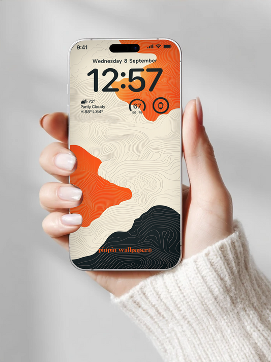 4K HD Phone Wallpaper Background - NO.6002 Minimalist Gradient Style wallpapers for iPhone and Android