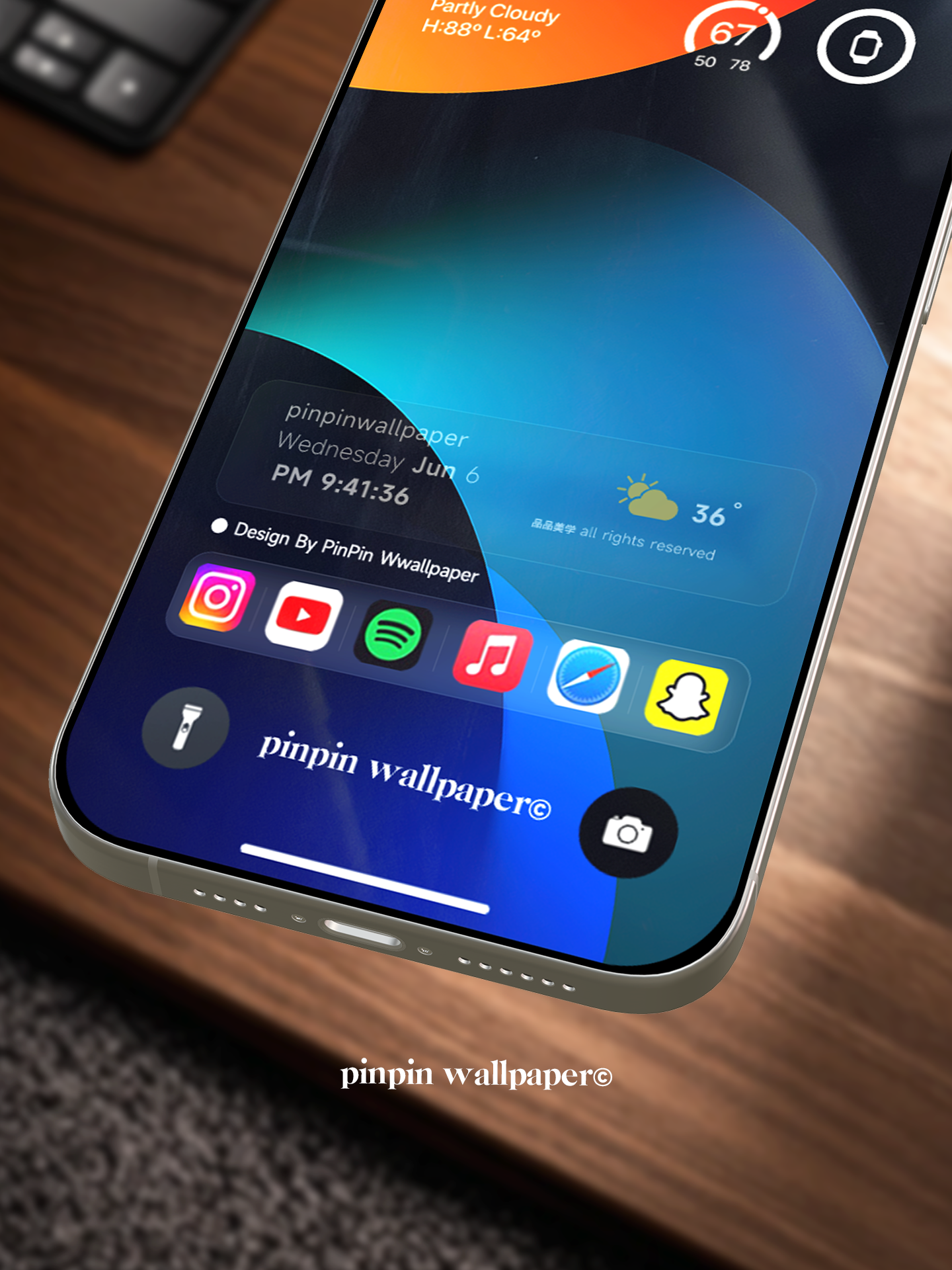 4K HD Phone Wallpaper Background -  NO.5959 Minimalist Gradient Style  wallpapers for iPhone and Android