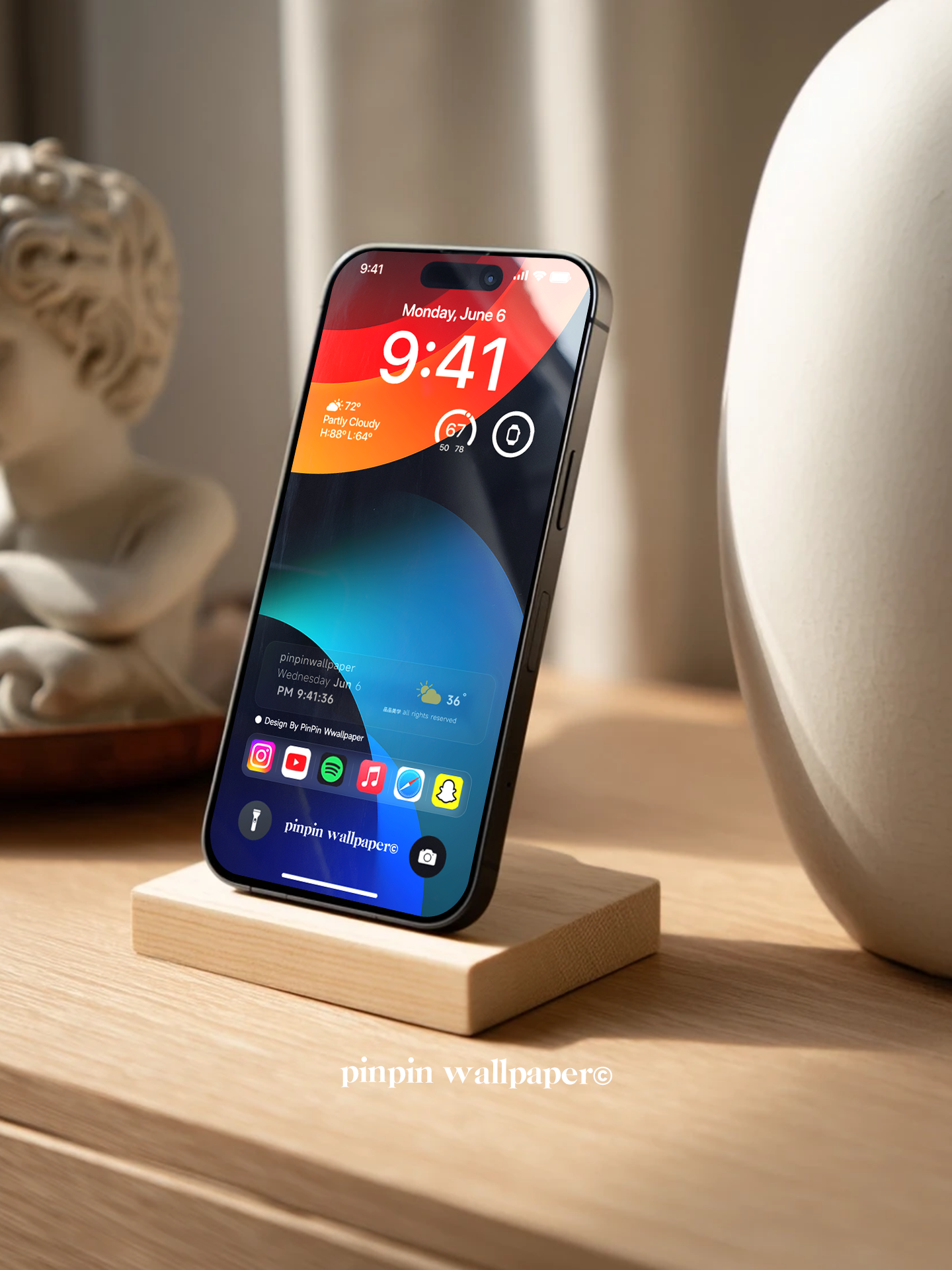 4K HD Phone Wallpaper Background -  NO.5959 Minimalist Gradient Style  wallpapers for iPhone and Android