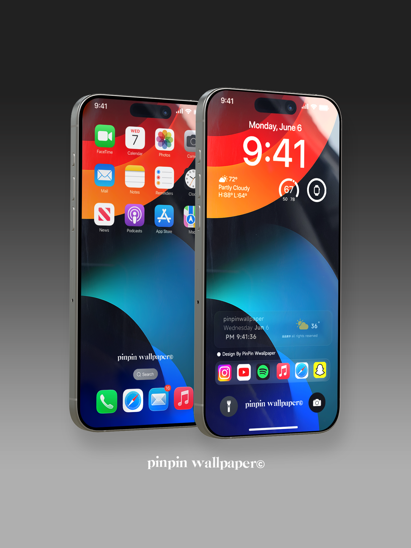 4K HD Phone Wallpaper Background -  NO.5959 Minimalist Gradient Style  wallpapers for iPhone and Android